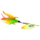 Windels Tackle Company Pike Harasser Magnum Bucktail Spinner, 5/0 Hook, Perch/Flame, #5 Blade, 6in, 3/4oz, PHM-8F
