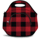 Wingo Outdoors Neoprene Lunch Pack, Buffalo Check Red, W-NLP-138-OS