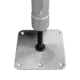 Wise 11 In Threaded Kingpin Pedestal Kit, Metal, Medium, 8WD3000