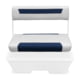 Wise 70 Qt/62 Qt Swingback Cooler Back Rest/Seat Cushion Set, Brite White/Mariner Blue, Medium, 8WD156-BS-1904