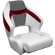 Wise Baja XL Bucket Seat, Brite White/Marble Grey/Dark Red, Large, 3338-1774