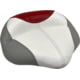Wise Baja Series Casting Seat, Brite White/Dark Red/Grey, Small, 1466-1774