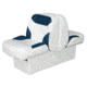 Wise Bayliner Capri Premium Lounge w/ Z-Bar, Brite White/ Round Midnite, Large, 8WD1225-0031