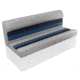 Wise Deluxe Pontoon 55in Pontoon Bench Seat, Grey/Navy/Blue, Large, 8WD106-1011