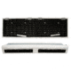 Wise Deluxe Pontoon 55in Pontoon Bench Seat, White/Navy/Blue, Large, 8WD106-1008