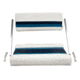 Wise Deluxe Pontoon Flip-Flop Seat, White/Navy/Blue, Large, 8WD125FF-1008