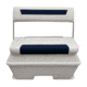 Wise DLX Pontoon 70 Qt Swingback Cooler, Brite White/Mariner Blue, Large, DLX156-1904