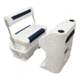 Wise DLX Pontoon 70 Qt Swingback Cooler, Brite White/Mariner Blue, Large, DLX156-1904