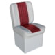 Wise Deluxe Jump Seat w/ 10'' Base, Wise Gray/Wise Red, Medium, 8WD1414P-661
