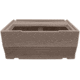 Wise Premier Pontoon 27in Bench - Base Only, Mocha Java, BM1143-1B-1725
