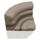 Wise Premier Pontoon 28in Radius Corner, Mocha Java/Cafe/Mushroom, Large, BM11028-1749