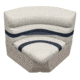 Wise Premier Pontoon 28in Radius Corner, Platinum/Mocha Java/Khaki, Large, BM11028-1066