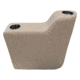 Wise Premier Pontoon 7in Left Radius Arm Rest, Mocha Java, Medium, 3009-1725