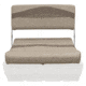 Wise Premier Pontoon Flip-Flop Seat, Mocha Java/Cafe/Mushroom, Large, BM1152-1749