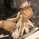 Wolf And Grizzly Wilderness Gloves, Brown Leather, Medium, WG-GV-mLTH-sM