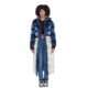 Woodpecker Bird of Paradise Coat - Womens, Blue/Clay with Pink Trim, Medium, 688130588737