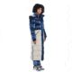 Woodpecker Bird of Paradise Coat - Womens, Blue/Clay with Pink Trim, Medium, 688130588737