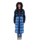 Woodpecker Bird of Paradise Coat - Womens, Dark Blue/Light Blue with Yellow Trim, 2XL, 688130588454