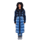 Woodpecker Bird of Paradise Coat - Womens, Dark Blue/Light Blue with Yellow Trim, 2XL, 688130588454