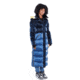Woodpecker Bird of Paradise Coat - Womens, Dark Blue/Light Blue with Yellow Trim, 2XL, 688130588454
