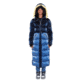 Woodpecker Bird of Paradise Coat - Womens, Dark Blue/Light Blue with Yellow Trim, 2XL, 688130588454