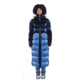 Woodpecker Bird of Paradise Coat - Womens, Dark Blue/Light Blue with Yellow Trim, 2XL, 688130588454