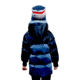 Woodpecker Chickadee Long Coat - Kids, Blue/Blue Trim, 4-5, 688130589086