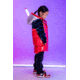 Woodpecker Kids Unisex Chickadee Long Coat, America/Red Blue Silver, 10, WPK002-AME-10