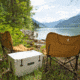Woods Mammoth Folding Padded Camping Chair, Dijon, CTI0765848