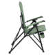 Woods Siesta Folding Reclining Padded Camping Chair, Spray, CTI0765868S