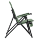 Woods Siesta Folding Reclining Padded Camping Chair, Spray, CTI0765868S