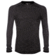 WoolPro Agena Midweight Merino Crew Top - Mens-Anthracite-Large