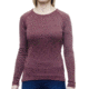 WoolPro Agena Midweight Merino Crew Top - Women's-Dark Ruby-Small
