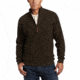 Woolrich Bromley 1/2 Zip - Mens, Mocha Heather, Extra Large, 8090-MOCHAHEATHER-XL