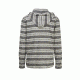 Woolrich Hemp Modern Men's Hooded Shirt, Midnight Gray, 6226
