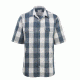 Woolrich Keep It Moving Men's Short Sleeve Shirt, Dark Slate Check, 6386