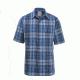 Woolrich Keep It Moving Men's Short Sleeve Shirt, Mountain Blue, 6386
