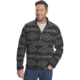 Woolrich Trail Blazing Printed Fleece Pullover - Mens-Coal-Large