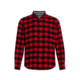 Woolrich Trout Run Flannel Plaid Flannel Shirt, Standard Fit - Mens, Old Red Buffalo, Medium, 6280-OLDREDBUFFALO-M