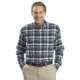 Woolrich Trout Run Flannel Shirt - Men's-Nordic Blue-Small