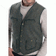 Woolrich Utility Vest - Mens-Wood Herringbone-Large