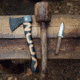 WOOX VOLANTE Axe, Carbon Steel Blade, Black Hickory, Black/Wood, BU.AXE002.01