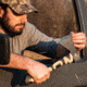 WOOX VOLANTE Axe, Carbon Steel Blade, Black Hickory, Black/Wood, BU.AXE002.01