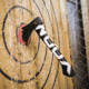 WOOX VOLANTE Axe, Carbon Steel Blade, Black Hickory, Black/White, BU.AXE002.02