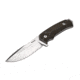 WOOX Rock 62 Fixed Blade Knife, 4.25 in, Drop Point, Stonewashed, Sleipner Steel Blade, Engraved German Micarta Handle, BU.KNF001.06