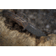 WOOX Rock 62 Fixed Blade Knife, 4.25 in, Drop Point, Mil-Spec Grey, Sleipner Steel Blade, Engraved American Walnut Handle, BU.KNF001.02
