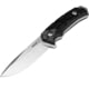 WOOX Rock 62 X-GRIP Fixed Blade Knife, 4.25in, Stonewashed, Drop Point, Black, BU.KNF001.14