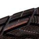 WOOX Rock 62 X-GRIP Fixed Blade Knife, 4.25in, Mil-Spec Black, Drop Point, Brown, BU.KNF001.18