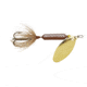 Wordens Rooster Tail In-Line Spinner, 1 3/4in, 1/24 oz, Treble Hook, Brown, 204-BR