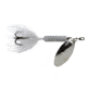 Wordens Rooster Tail In-Line Spinner, 1 3/4in, 1/24 oz, Treble Hook, White, 204-WH